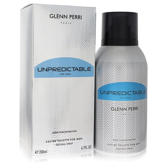 Unpredictable High Concentration by Glenn Perri Eau De Toilette Spray 6.7 oz for Men